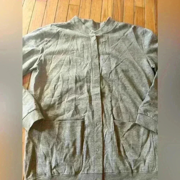 Anthony Richard’s Chore Sweater Cardigan Jacket Women’s Size Large Basic Gray - Picture 5 of 5